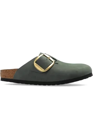 Birkenstock Dames, Schoenen, Groen, Maat: 39 EU Leer