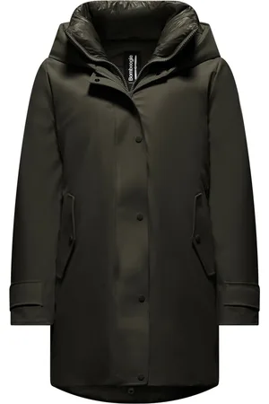 Bomboogie Dames, Mantels, Groen, Maat: 2XL Nylon