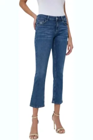 Liu Jo Dames, Jeans, Blauw, Maat: W25 Katoen