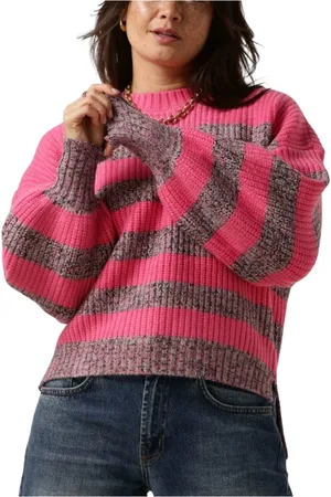 Co`Couture Dames, Truien, Roze, Maat: M