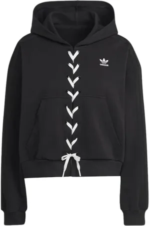 adidas Dames, Sweatshirts & Hoodies, Zwart, Maat: S Katoen