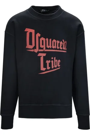 Dsquared2 Heren, Sweatshirts & Hoodies, Zwart, Maat: M Katoen