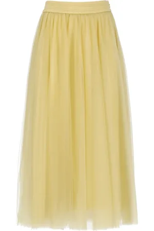 Fabiana Filippi Dames, Rokken, Geel, Maat: XS Tulle