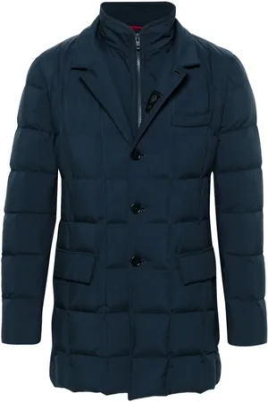 FAY Heren, Mantels, Blauw, Maat: XL