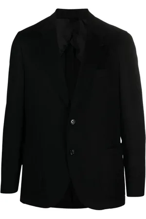 LARDINI Heren, Jassen, Zwart, Maat: L Wol