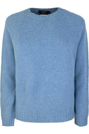 Max Mara Dames, Truien, Blauw, Maat: S Modal