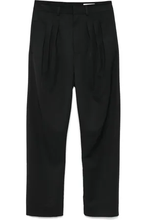 LEMAIRE Dames, Broeken, Zwart, Maat: 2XS Zijde