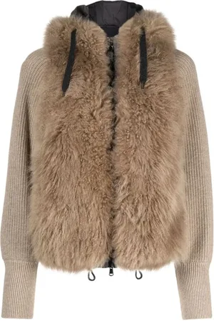 Brunello Cucinelli Dames, Jassen, Bruin, Maat: XS Kasjmier