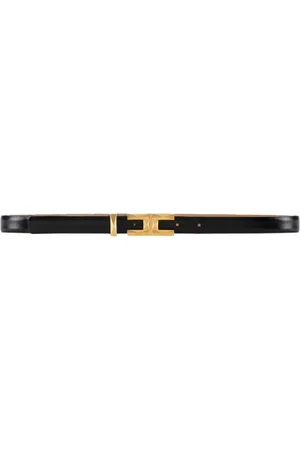 Elisabetta Franchi Dames, Accessoires, Zwart, Maat: L Leer