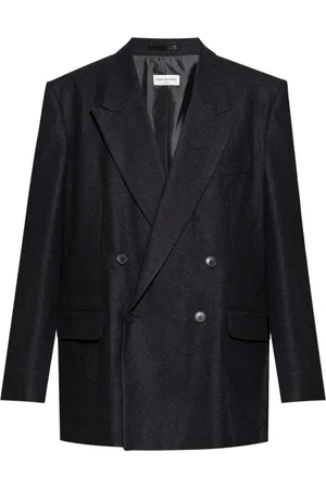 DRIES VAN NOTEN Heren, Jassen, Grijs, Maat: L Wol