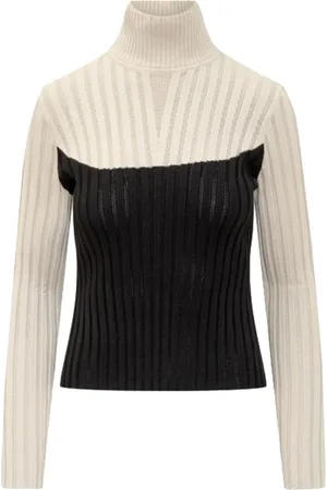 Tory Burch Dames, Truien, Zwart, Maat: L Viscose
