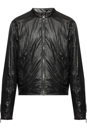 Diesel Heren, Jassen, Zwart, Maat: M Leer