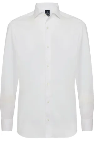 Boggi Milano Heren, Overhemden, Wit, Maat: 4XL Katoen
