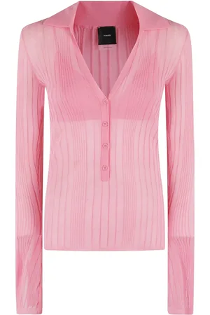 Pinko Dames, Tops, Roze, Maat: S Katoen