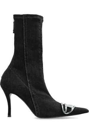 Diesel Dames, Schoenen, Zwart, Maat: 38 EU Leer