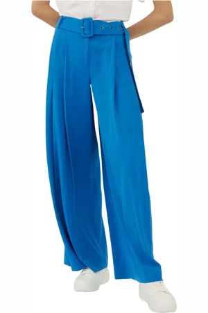 Silvian Heach Dames, Broeken, Blauw, Maat: S