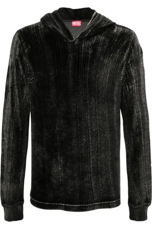 Diesel Heren, Sweatshirts & Hoodies, Zwart, Maat: XS Katoen