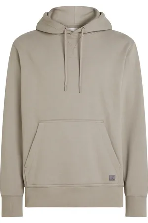 Calvin Klein Heren, Sweatshirts & Hoodies, Grijs, Maat: XL Katoen