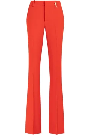 Roberto Cavalli Dames, Broeken, Oranje, Maat: 2XL