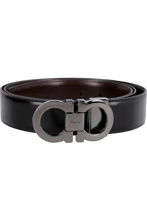 Salvatore Ferragamo Heren, Accessoires, Zwart, Maat: 105 CM Leer