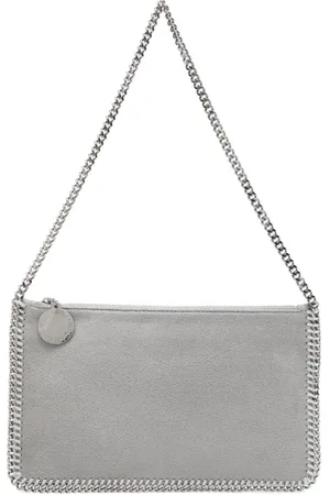 Stella McCartney Dames, Tassen, Grijs, Maat: ONE Size Suède