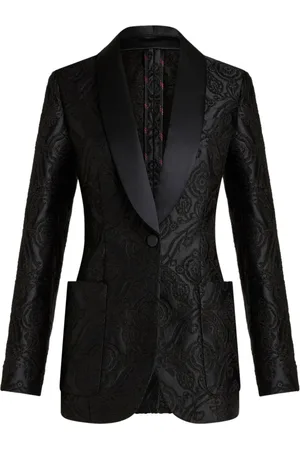 Etro Dames, Jassen, Zwart, Maat: L