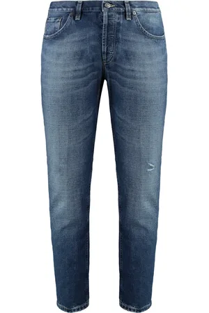 Dondup Heren, Jeans, Blauw, Maat: W36 Katoen
