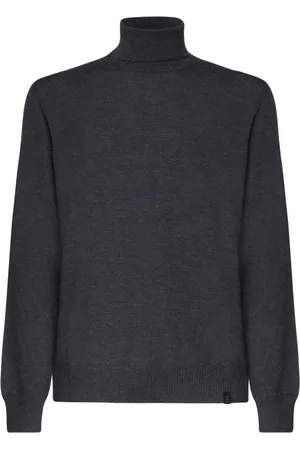 FAY Heren, Truien, Grijs, Maat: 3XL Wol
