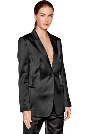 Calvin Klein Dames, Jassen, Zwart, Maat: M Poliester
