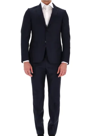 Ermenegildo Zegna Heren, Pakken, Blauw, Maat: 2XL Wol