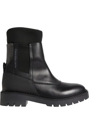 Calvin Klein Dames, Schoenen, Zwart, Maat: 41 EU Leer