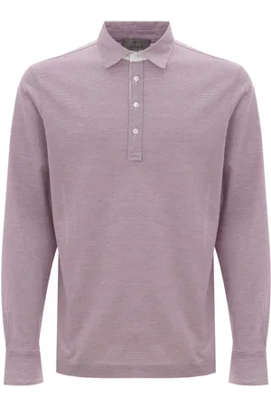 CANALI Heren, Tops, Roze, Maat: L Katoen