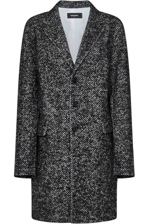 Dsquared2 Dames, Mantels, Zwart, Maat: XS Wol