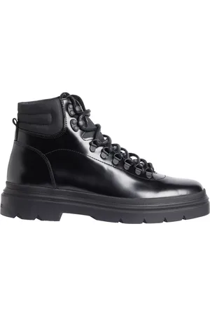 Calvin Klein Heren, Schoenen, Zwart, Maat: 44 EU Leer