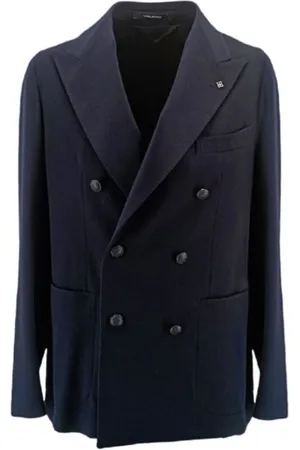 TAGLIATORE Heren, Jassen, Blauw, Maat: XL Wol