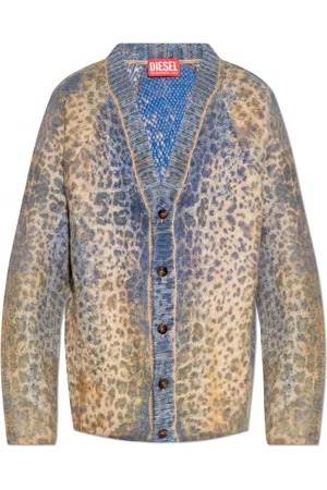 Diesel Heren, Truien, Blauw, Maat: XS Wol
