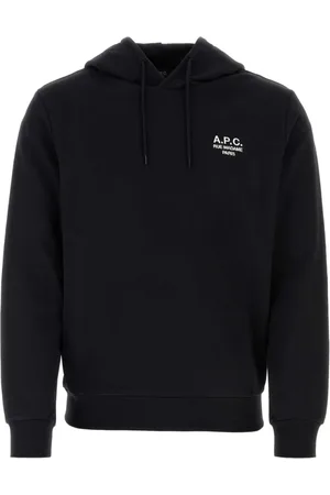 A.P.C. Heren, Sweatshirts & Hoodies, Zwart, Maat: S Katoen