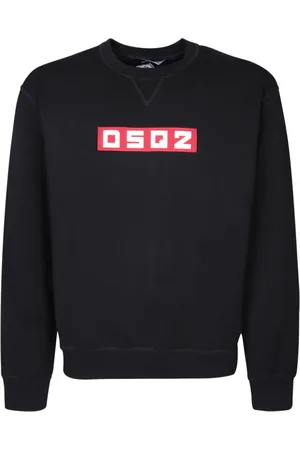 Dsquared2 Heren, Sweatshirts & Hoodies, Zwart, Maat: S Katoen