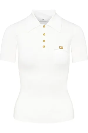 Elisabetta Franchi Dames, Tops, Wit, Maat: M