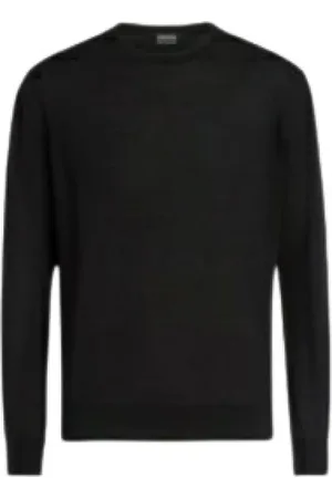 Ermenegildo Zegna Heren, Sweatshirts & Hoodies, Zwart, Maat: M