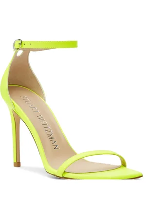 Stuart Weitzman Dames, Schoenen, Geel, Maat: 37 1/2 EU Leer