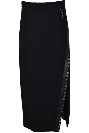 Roberto Cavalli Dames, Rokken, Zwart, Maat: M Zijde