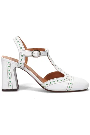 Chie Mihara Dames, Schoenen, Wit, Maat: 37 EU Leer