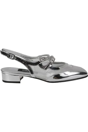 Carel Dames, Schoenen, Grijs, Maat: 37 EU Leer