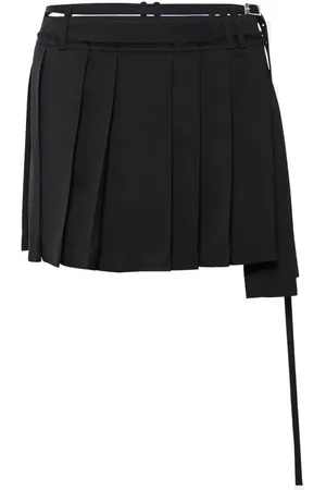 Acne Studios Dames, Rokken, Zwart, Maat: M Wol