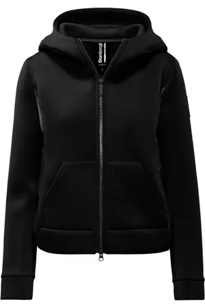 Bomboogie Dames, Sweatshirts & Hoodies, Zwart, Maat: S Nylon