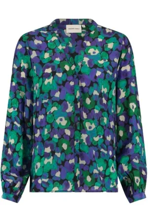 Fabienne Chapot Dames, Blouses & Shirts, Groen, Maat: S Satijn