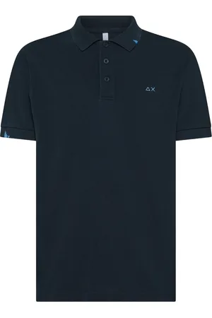sun68 Heren, Tops, Blauw, Maat: M Poliester