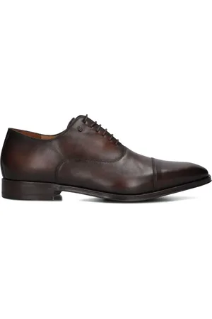 Van Bommel Heren, Schoenen, Bruin, Maat: 41 1/2 EU Katoen