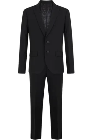 Roberto Cavalli Heren, Pakken, Zwart, Maat: 2XL Wol